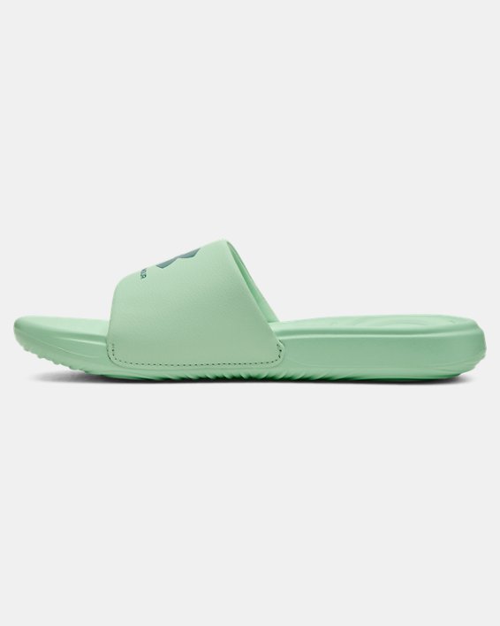 Women's UA Ansa Fixed Slides in Green image number 1